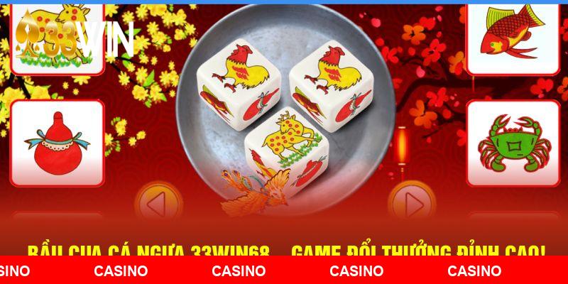 Bầu Cua Cá Ngựa 33WIN68 – Game Đổi Thưởng Đỉnh Cao