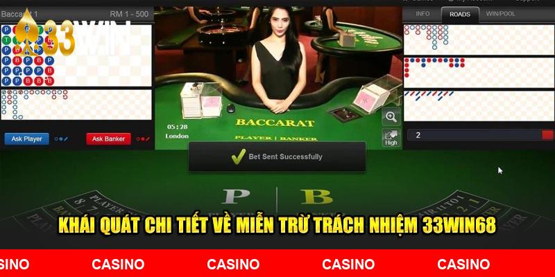 Khái quát chi tiết về Baccarat 33WIN68